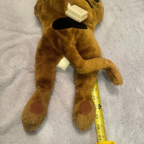 Scooby Doo Cartoon Network 2000 Jumbo Talking Plush Play By Play Flat Laying‎ - Picture 11 of 11